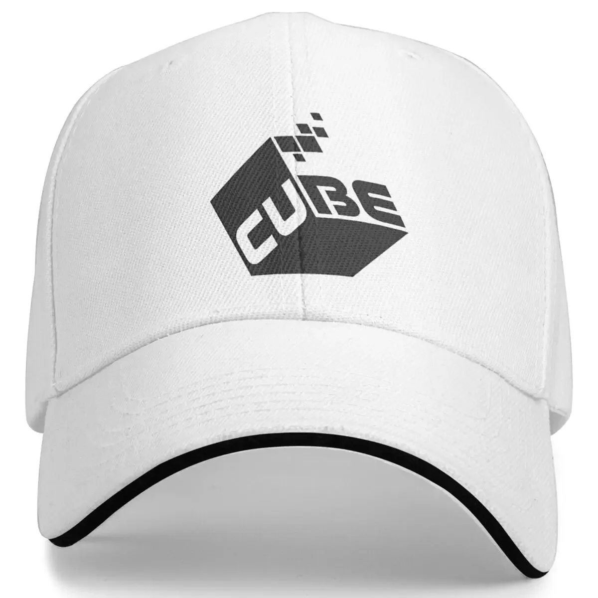 CUBES Bike Baseball Cap Kpop Rock Sun-Proof Hip Hop Hats Couple Women y2k Retro Design Baseball Caps