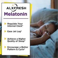 Alxfresh Melatonin 10 mg Supplement Fast Dissolve 60/120 Tablets | Drug Free | Vegetarian, Non-GMO, Gluten Free 6