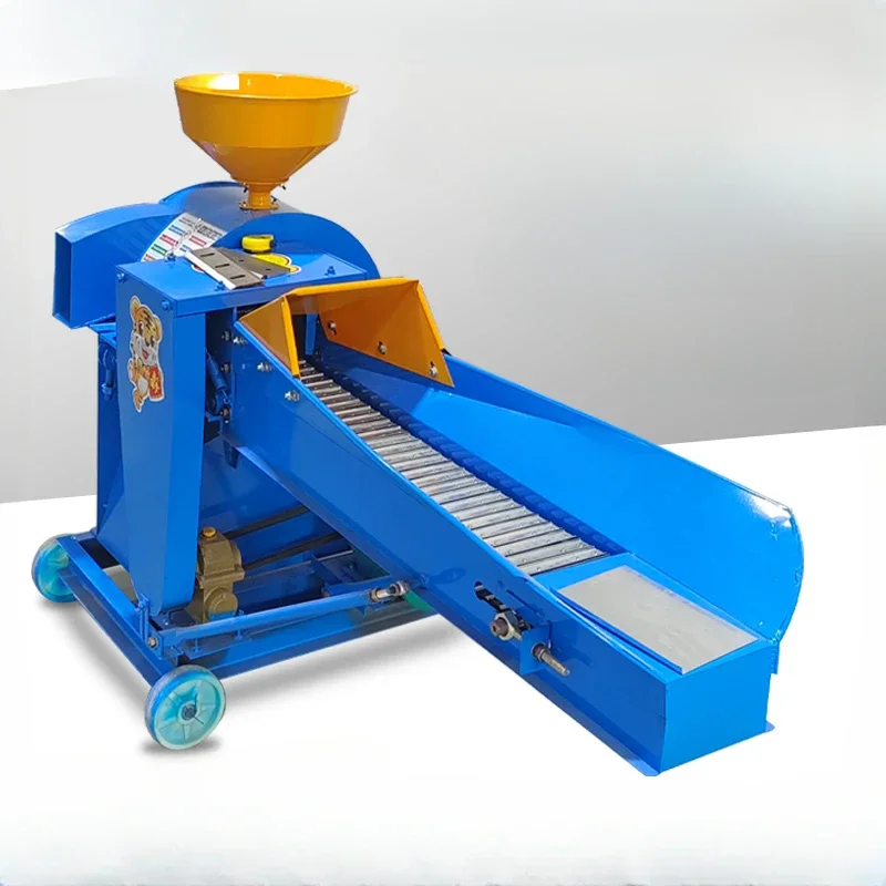 Ultra-fine pasture beater corn straw crushing and kneading machine dry and wet dual purpose pig grass beating grain crushing