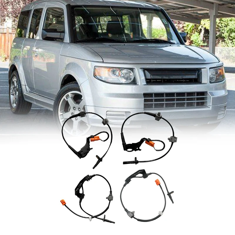 Sensor de velocidad de rueda ABS para Honda Elements, 2,4 L, 2003-2011, 57450-SCV-A01, 57455-SCV-A01, 57470-SCV-A01, 57475SCVA01, 1 juego/4 piezas