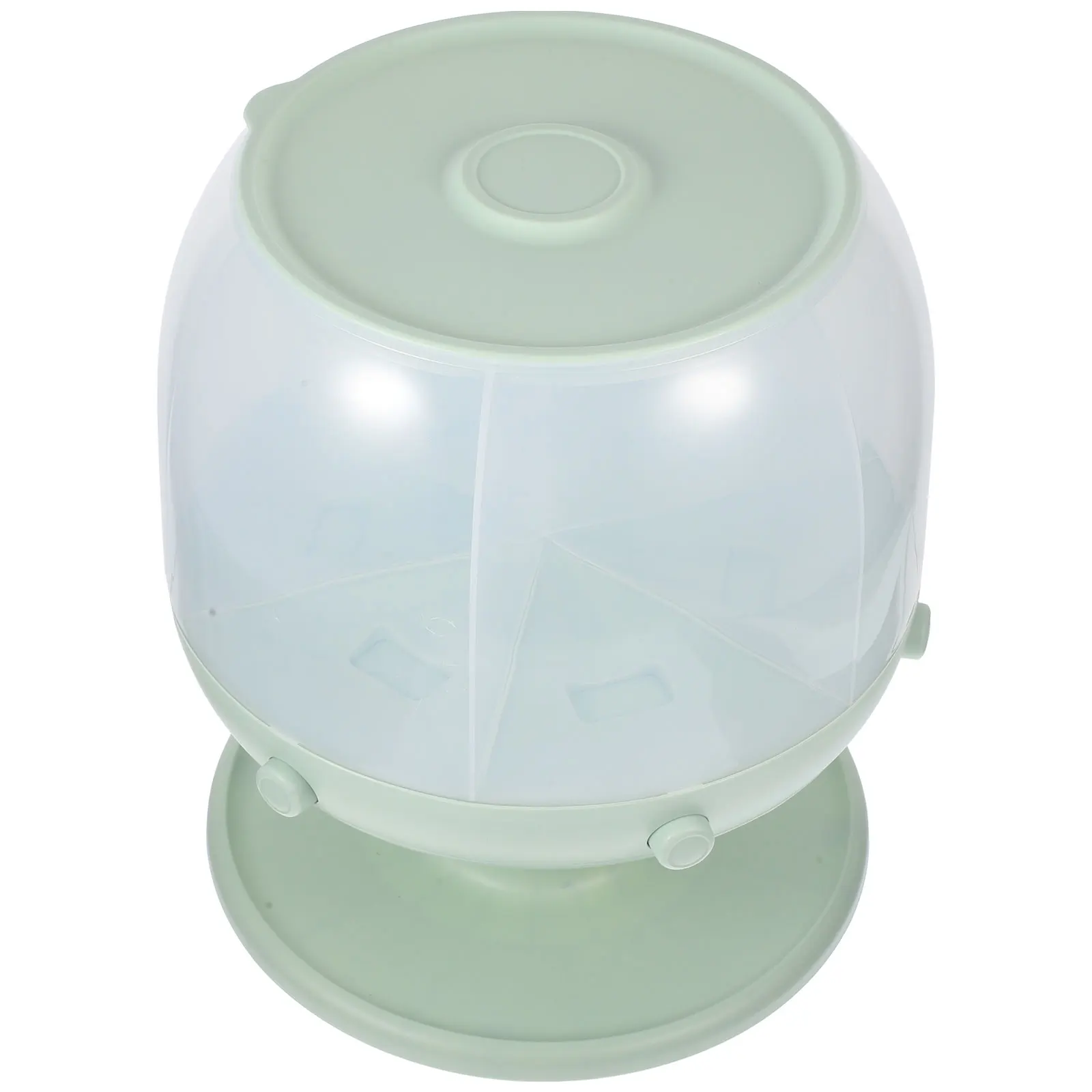 

Green 5277 Plastic Sealed Rice Bucket Bean Dispenser Container Kitchen Storage Dry Food Grain Counter Cereal Holder Pest