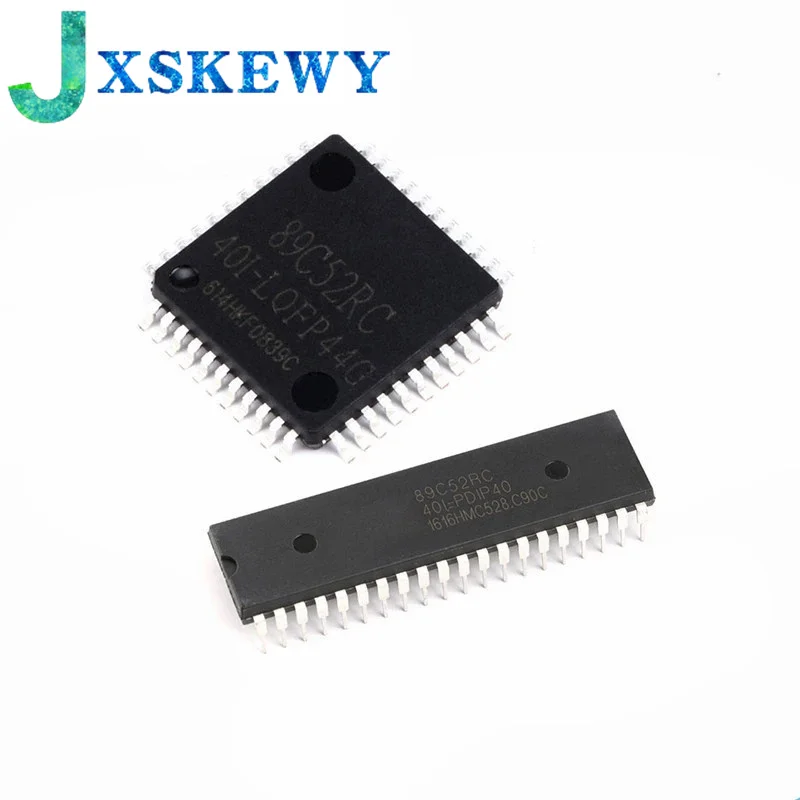 1Pcs New STC89C52RC-40I-PDIP40 STC89C52 DIP-40 STC89C52 STC89C52RC-40I-LQFP44G LQFP44 STC89C52RC In Stock