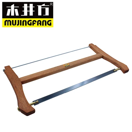 1pcs Indonesia rosewood Saw Frame Saw Blade 400mm,Woodworking Hand Push-Pull Manual Saws Carpenter Wood Cutting DIY Tool