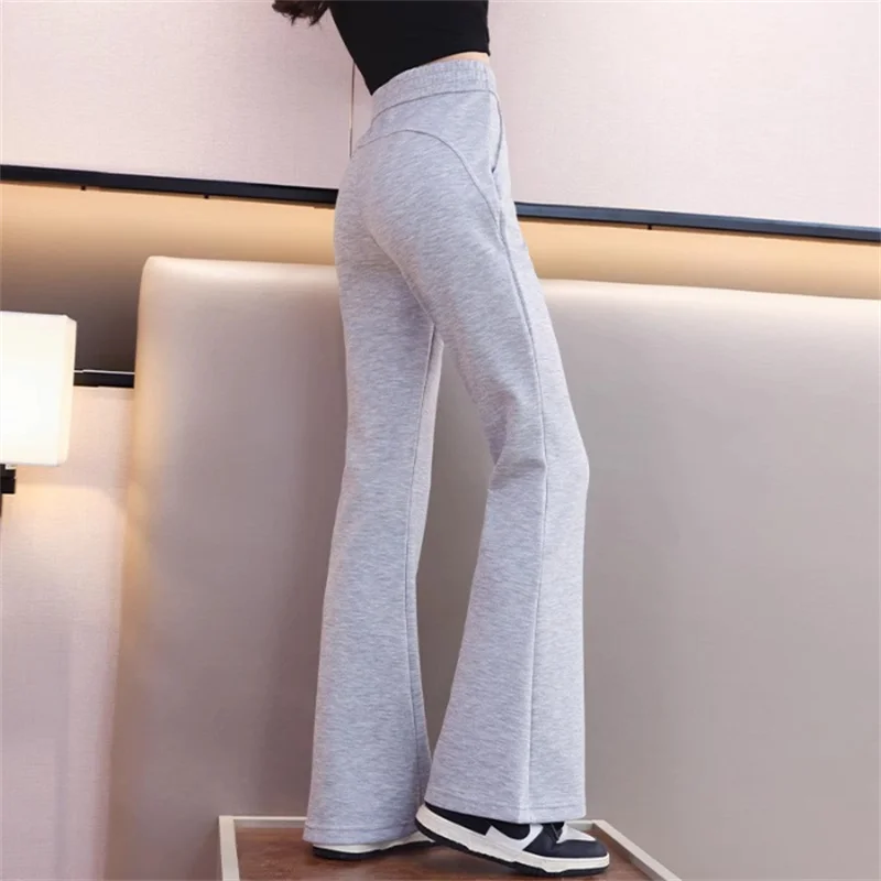 Teenage Kids Girls Flare Legging 2024 Children Casual Elastic Pants Slim Fit Leggins Girl Autumn Long Pants 8 10 12 14 Years