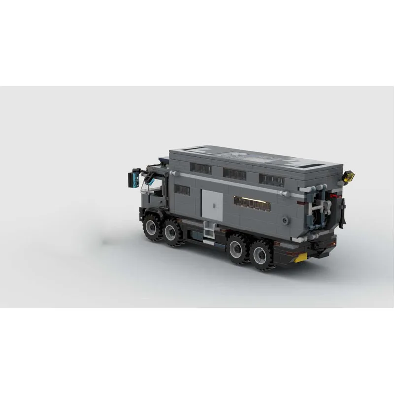 MOC-119891New Classic8x8 على الطرق الوعرة سيارة تخييم بنة نموذج ، 874 أجزاء الإبداعية عيد ميلاد بناء الالعاب العملاقة هدية للأولاد #5