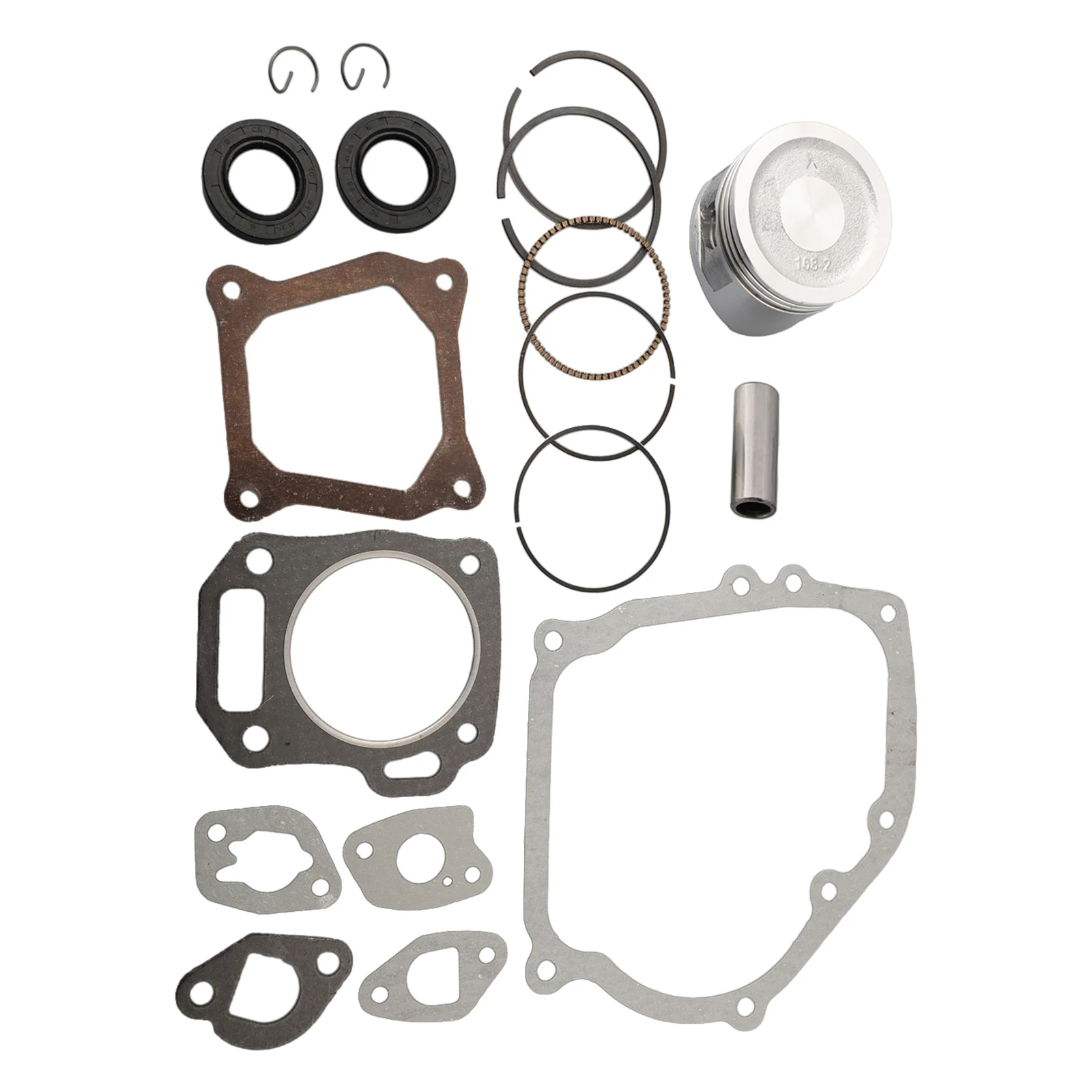 

Piston Rings Oil Seal Rebuild Set Crankshaft Oil Seal Cylinder Gasket For Honda GX200 168F High Quality 100% Brand New