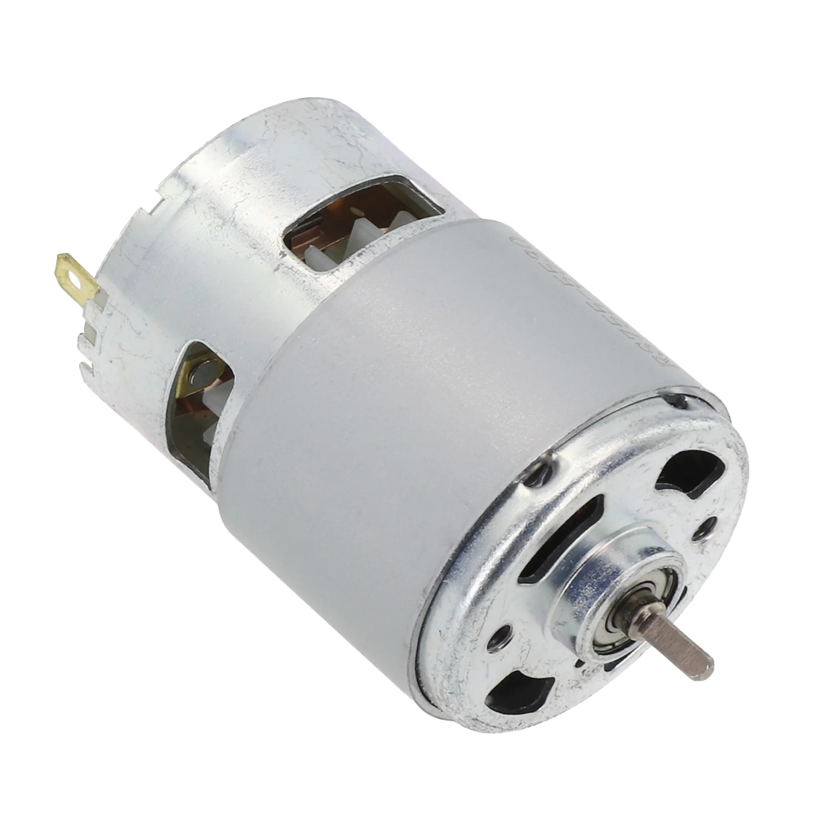 Upgrade Brand New Lithium Electric Lawn Motor Sliver Small Motor 20V RS775 Motor Lithium Electric For Car Washer