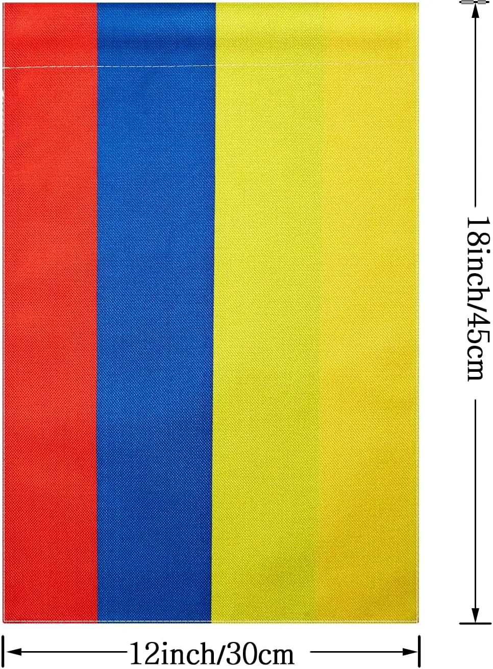 Colombia Colombian Garden Flag Indoor Outdoor Decoration Flags,For Yard Outside 12 x 18 Inches,Double-Sided,DIY Celebration.