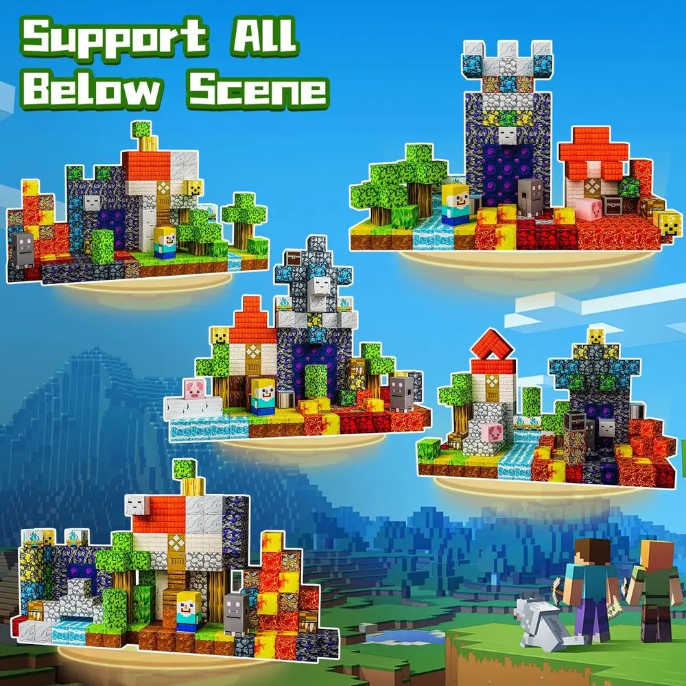 磁気ビルディングブロックセット、242ピース、0.8キューブ、子供向けSTEMおもちゃ（3～8歳）、収納バッグ付き、4～10歳向けの理想的なギフト