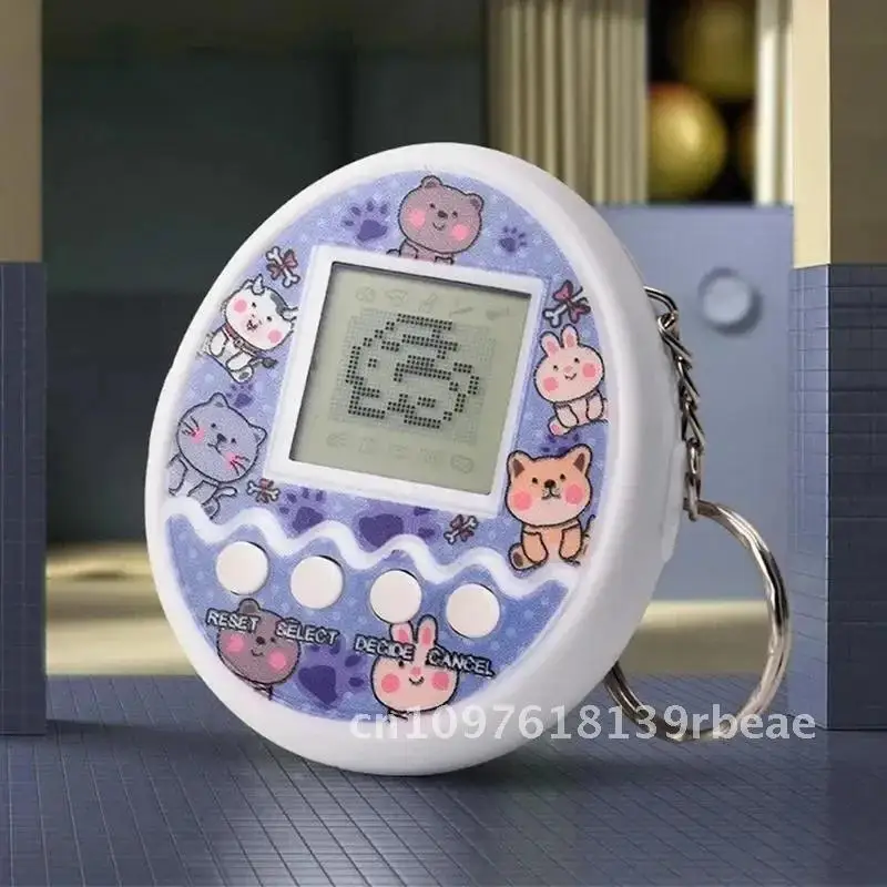 ของเล่นสัตว์เลี้ยงอิเล็กทรอนิกส์ Tamagotchi เสมือนในภาษารัสเซีย/เยอรมัน/สเปน/โปแลนด์เกมสัตว์พิกเซลดิจิตอลสําหรับเด็ก