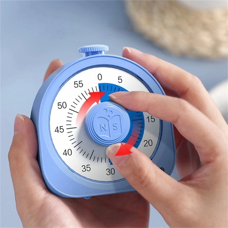 ABHG timer visivo timer visivo super conto alla rovescia da 60 minuti adatto per bambini meccanico durevole per adulti