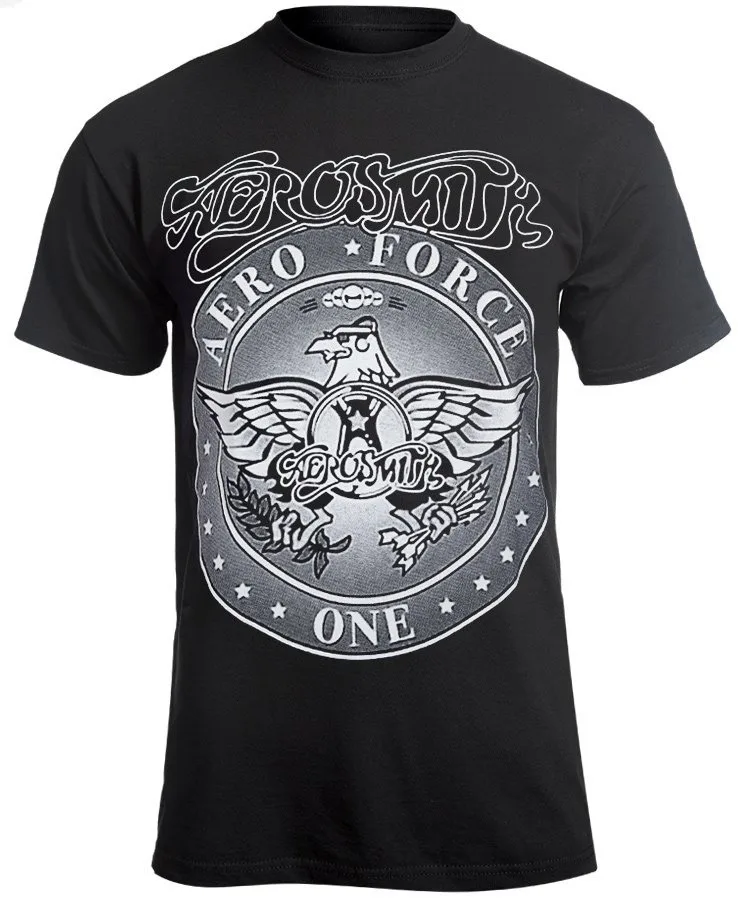 AEROSMITH ايرو فورس واحد الفرقة تي شيرت الرجال والنساء قصيرة الأكمام ريترو الهيب هوب Y2k بلايز العلامة التجارية تي شيرت الصيف الرجال الشارع الشهير #1