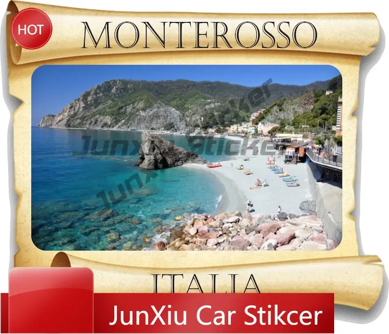 

Monterosso Italy Italia Papyrus Sticker Premium Auto Accessories For Bumper Helmet Scratch Cover Decoration Auto Accessories