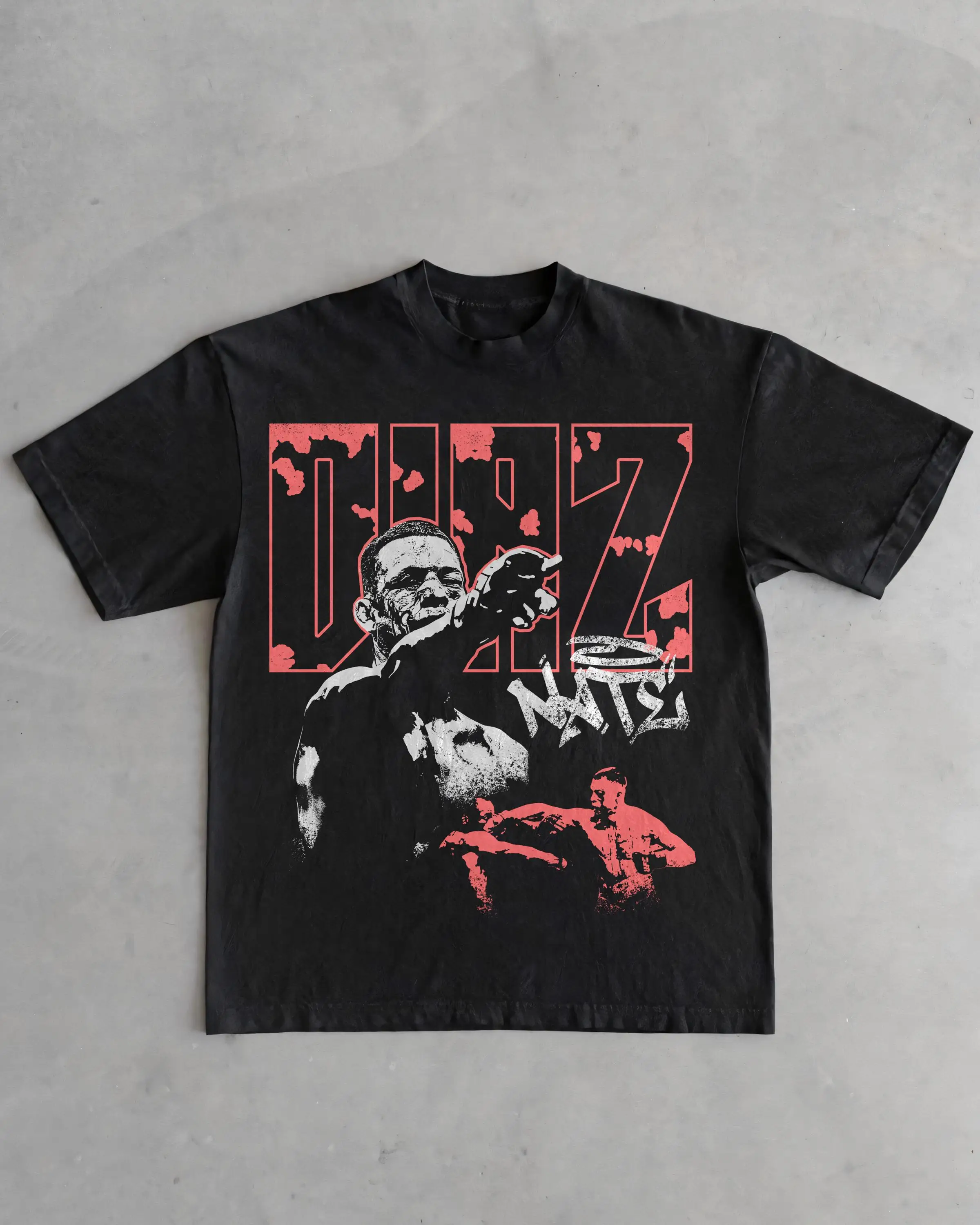 

Лето 2026, UFC Nate Diaz, боевая футболка с рисунком, женская спортивная хлопковая футболка с коротким рукавом, свободная рубашка для отдыха и фитнеса, унисекс