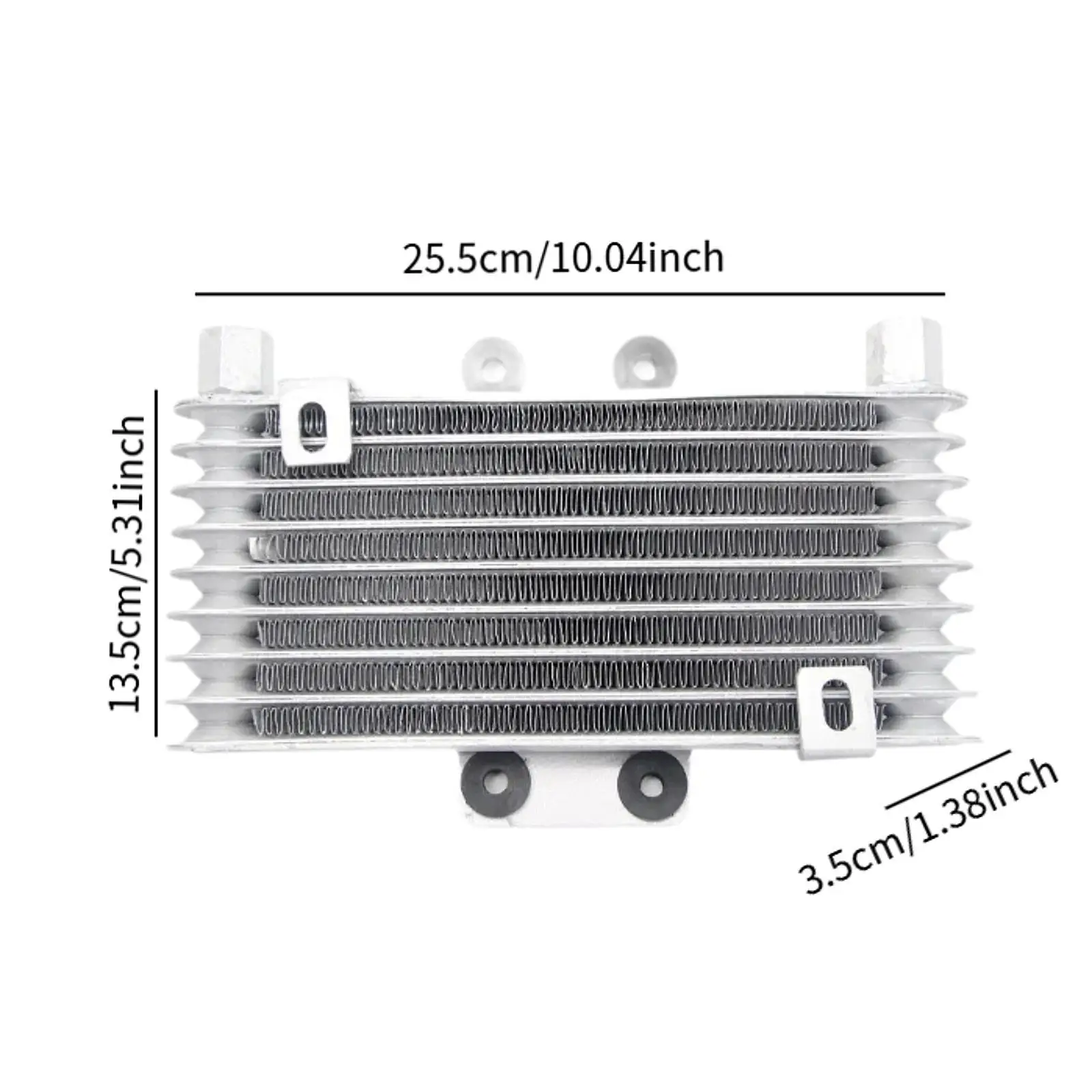 Universal Motorcycle Oil Cooler Kit Efficient Cooling Radiator for 125-250CC Engine Protection