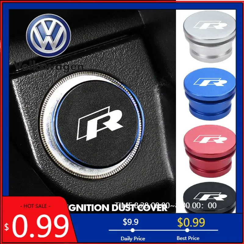 

VW 2026 Hot Car Cigarette Lighter Cover Eject Button Metal Dust Cover For Volkswagen VW Golf Polo 4 5 6 Passat B5 B6 B7 CC Jetta
