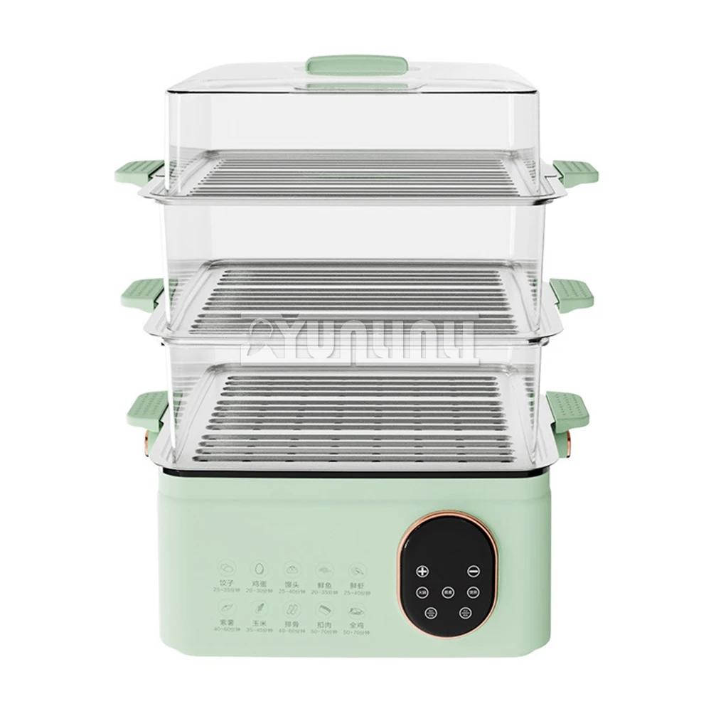 Multifunctional Electric Steamer Household Three-layer Steamer Cooker Breakfast Machine Elektro Dampftopf