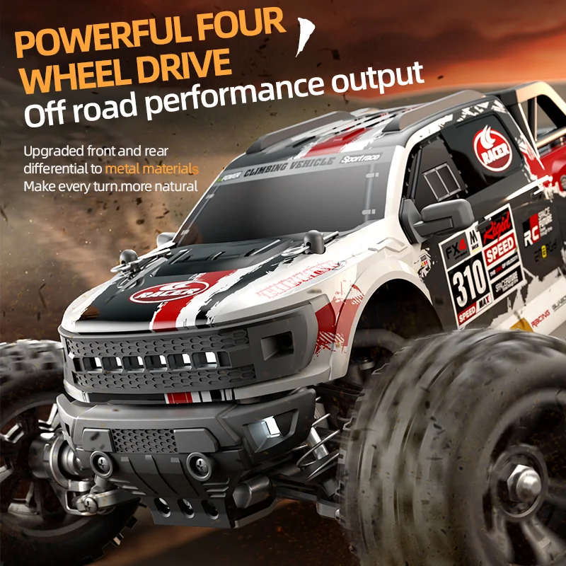 Remote Control Car 60KM/H High Speed Horsepower  Four-wheel Drive 1/18 Off Road Racing Vehicle Brushless Electric Machine Toys