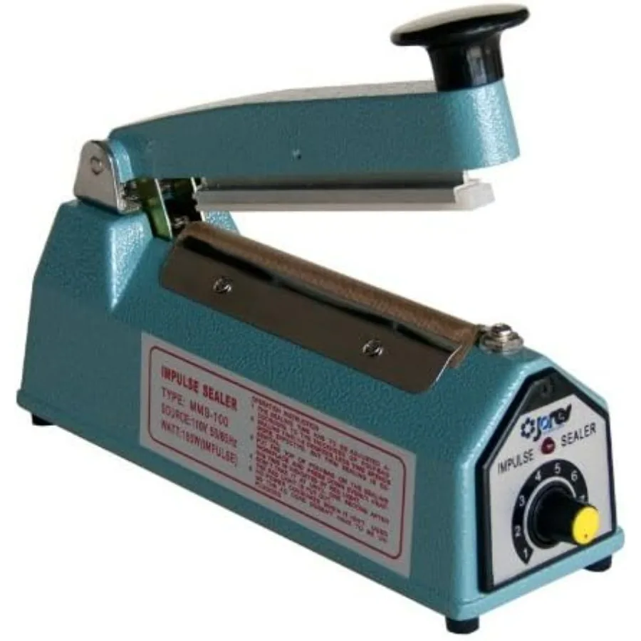 

4"/100mm Manual Impulse Bag Sealer Heavy Duty Housing and Copper Transformer with Repair Kit 110 Volt (MMS-100)