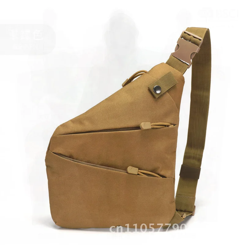 Tactical Shoulder Bag Men's Crossbody Chest Bag Multifunctional Storage Bag Outdoor Sports Waist Bag
