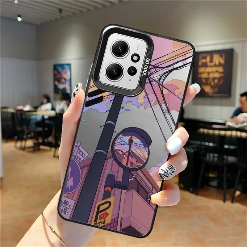 phone cases for Xiaomi Redmi Note 13 12 Pro 5G 11 10S 12S 12pro 10 4G 13pro funda Back Shell Cover City High Altitude Aircraft