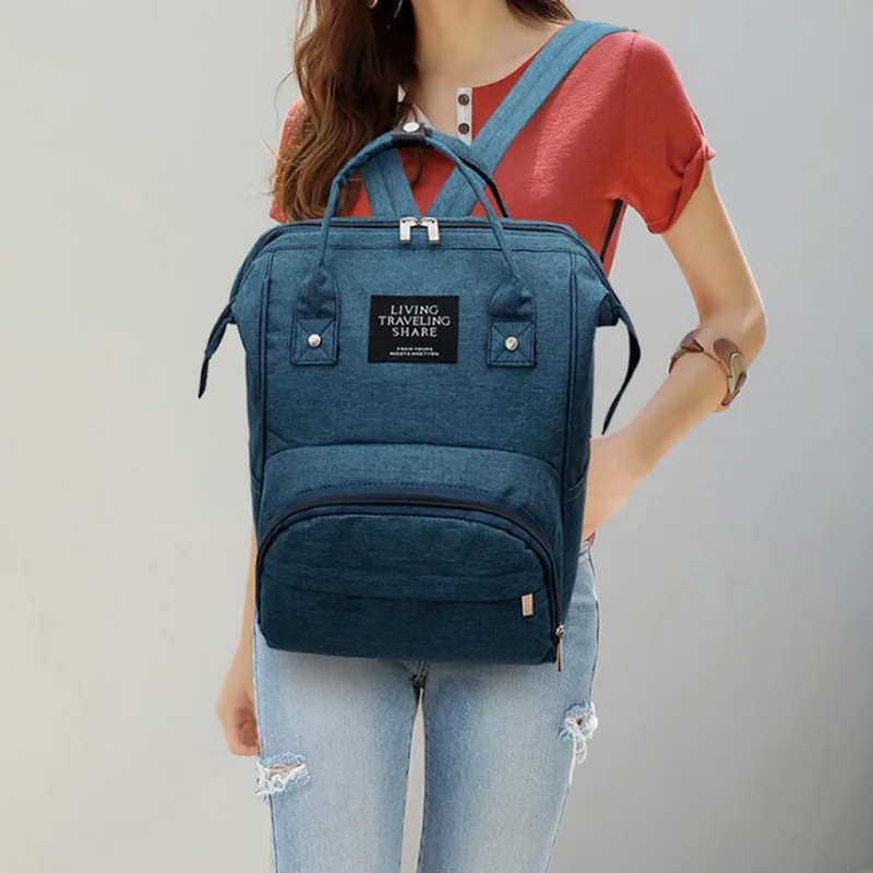 Waterproof Teenage Bookbag Oxford Rucksack Fashion Girl Backpack Women Shoulder Bag High School Schoolbag