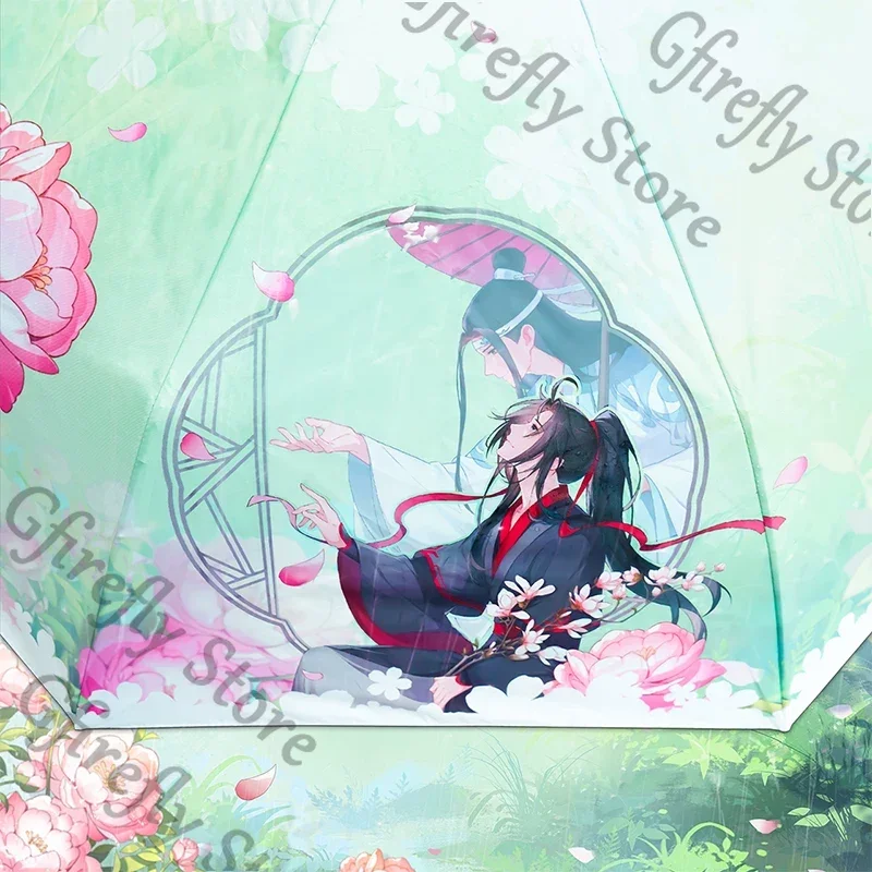 

Lan Wangji Wei Wuxian Grandmaster of Demonic Cultivation Official Colour Changing Umbrella Periphery Vinyl Brolly Rainshade