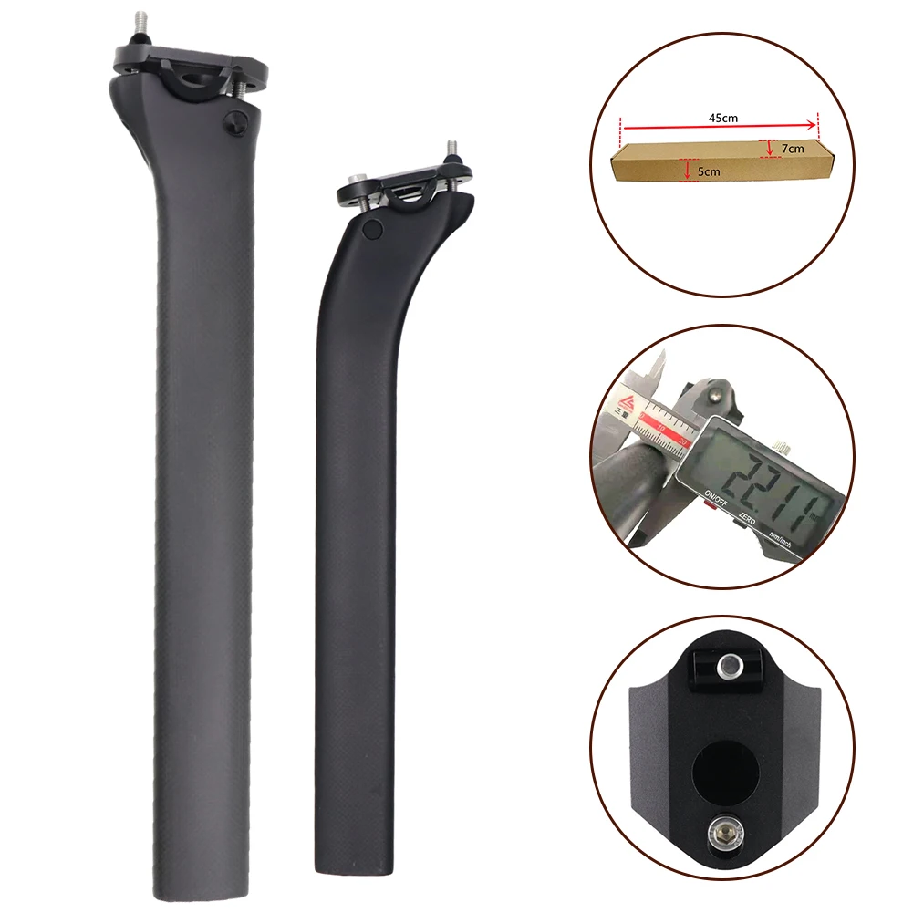 Carbon Seat Post Pinarello F8/F10/F12 Frame 0/25 Degree 340mm 1K Carbon Road Seatpost Ultralight Oval Seat Tube Bicycl Parts