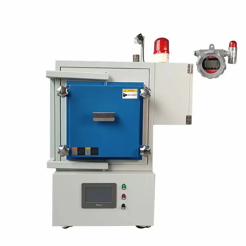 Experimental Production Hydrogen Gas Reduction Vacuum Box Atmosphere Furnace Complete Specifications Fast Delivery