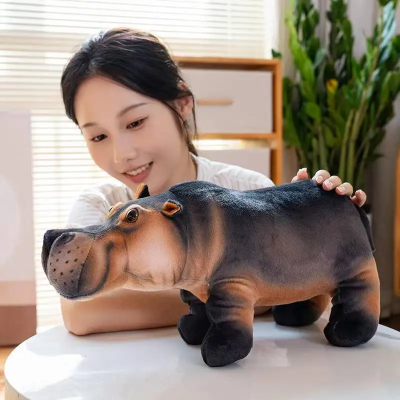 L'ultima simulazione dell'ippopotamo bambola Kawaii farcita peluche bambola cartone animato anime carino regalo di compleanno per gli amici bambole divertenti
