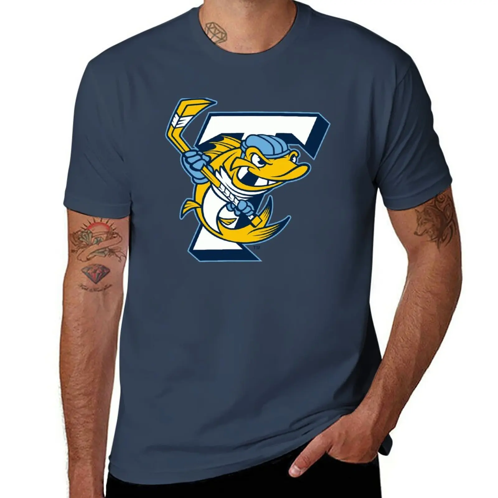 New Toledo Walleye T-Shirt quick drying shirt Anime t-shirt fitted t shirts for men