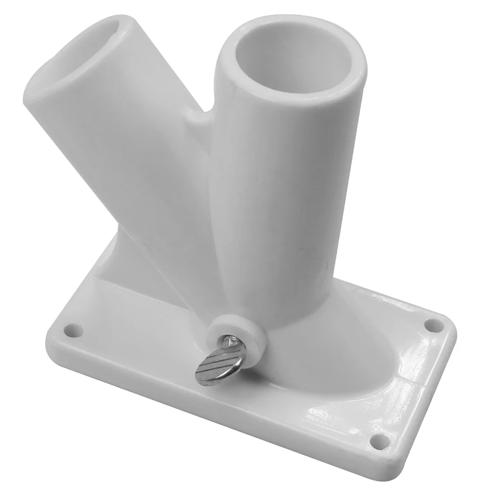 Flagpole Base Holder Bracket Inclined Adjustable Abs Mounting Aluminum Brackets for Wall