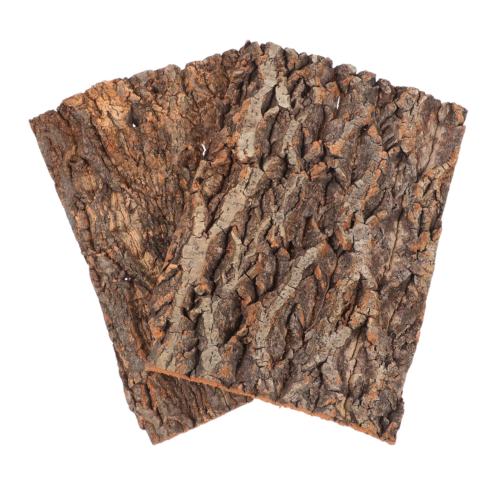 2pcs Reptile Bark Platform Natural Turtle Bask Tree For Lizards Hamster Reptile Cave Terrarium Decor Cork Hide view 6