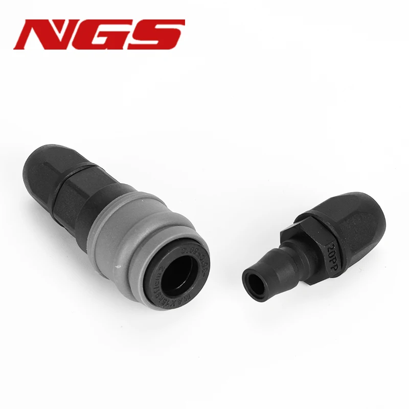 Pneumatic C-type Plastic Steel Self-locking Joint Air Compressor Pump Fitting Quick Coupling Accessories PU Tube Connector