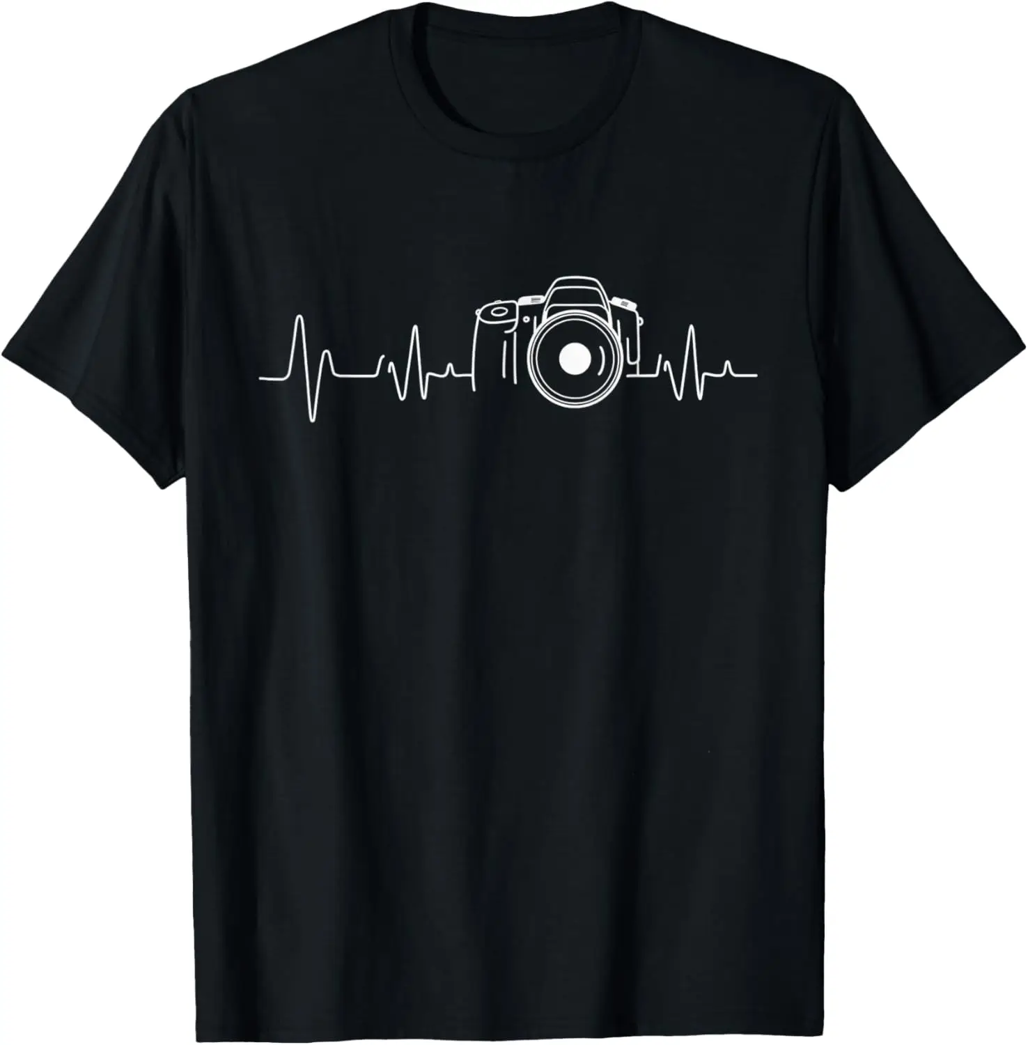 

Camera Heartbeat Photography Lifeline Photographer Art T-Shirt