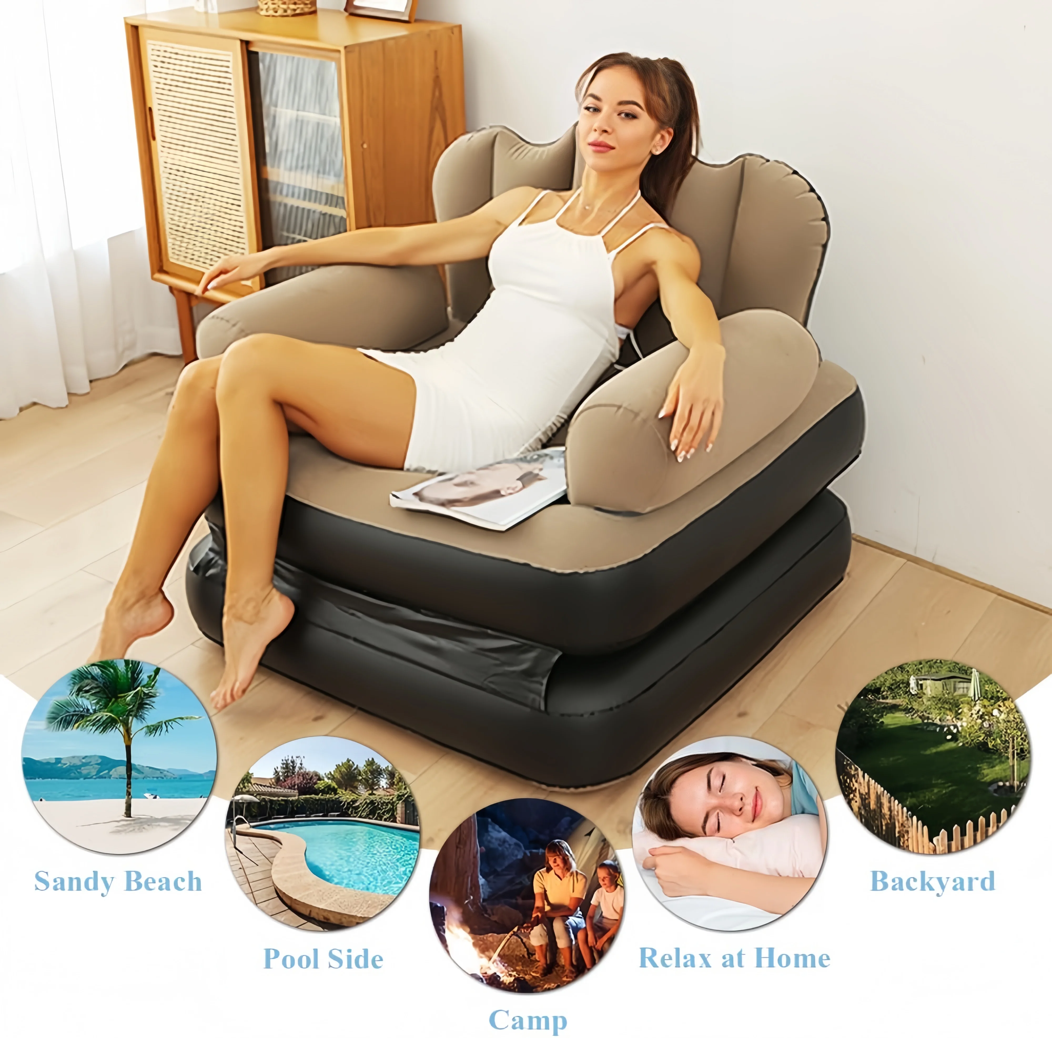 Thumbnail 3 - #4 Inflatable Lounge Chairs Deals & Discounts