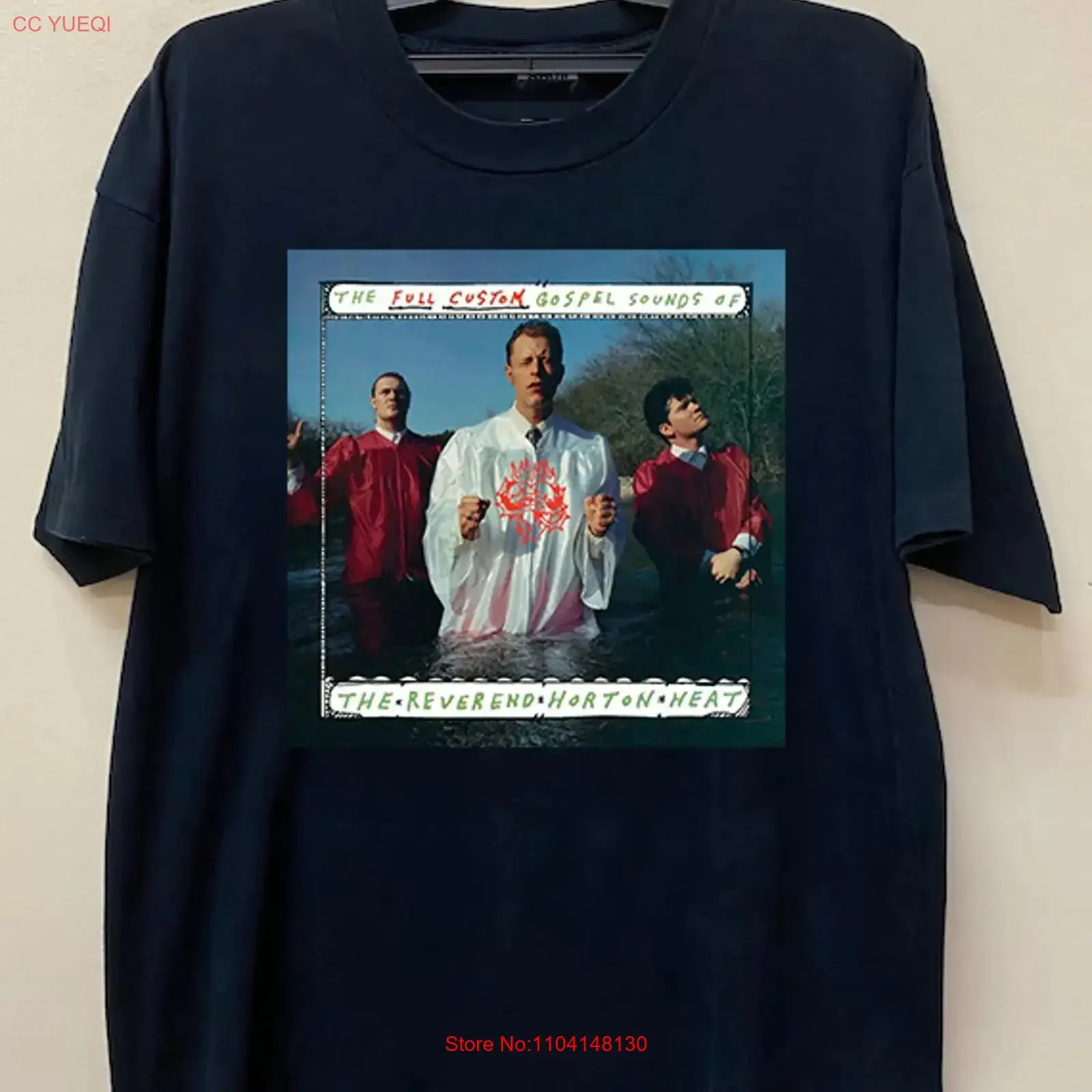 Reverend Horton Heat The Full Custom Gospel Sounds of T Shirt Size S 5XL vintage Washed Breathable Stylish Unisex Slightly