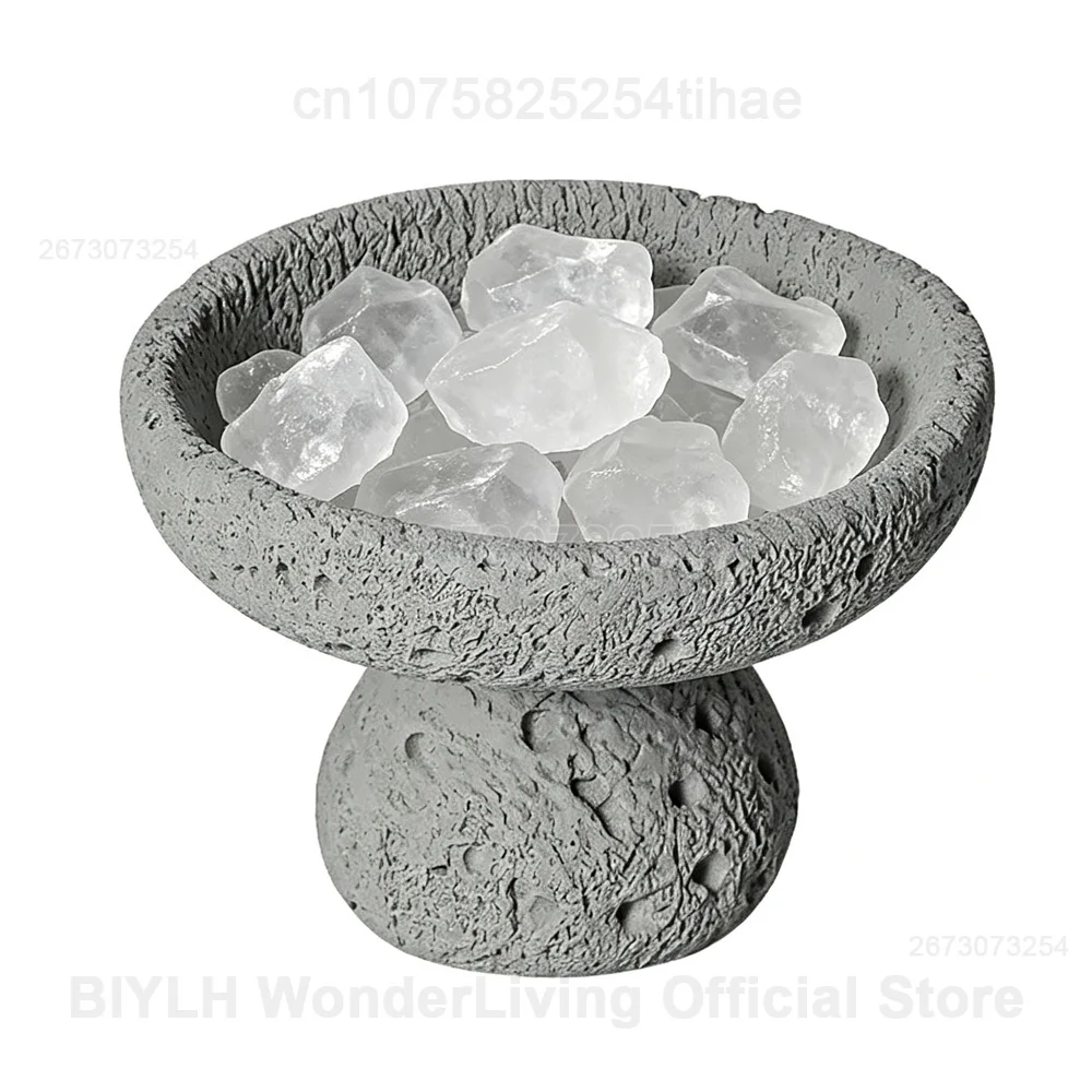 Cement Candle Holder Diffuser Spar Aromatherapy Essential Oil Household Fragrance Decoration Container DishOrnament