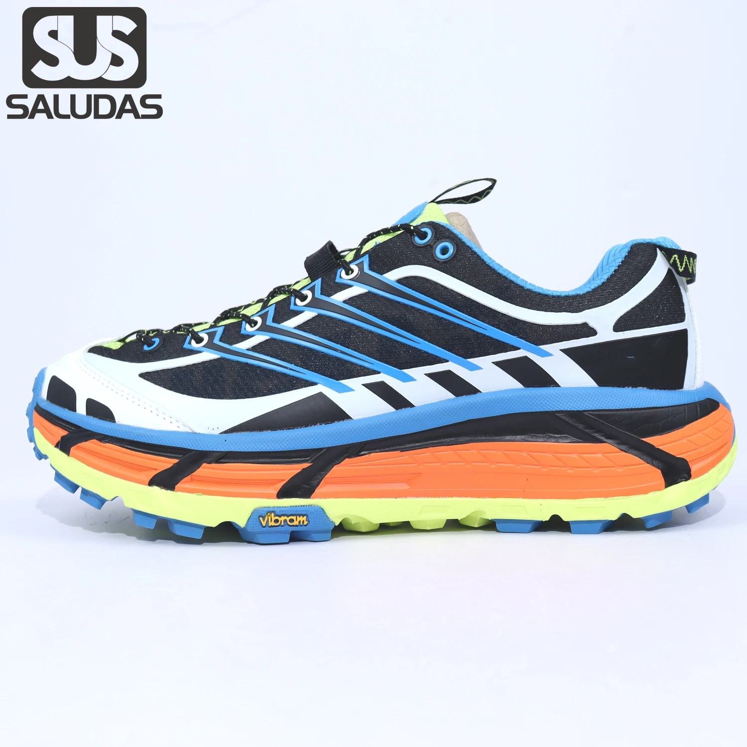 SALUDAS Original Men Sneakers Outdoor Women Casual Road Jogging Shoes Thick Sole Anti-Slip Cushioning Trail Trekking Sneakers