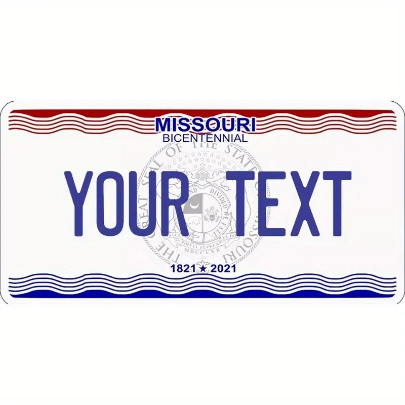 لوحة ترخيص شجاعة ويسكونسن للشجاعة قابلة للتخصيص | 12 "× 6" شخصية الشجاعة #3