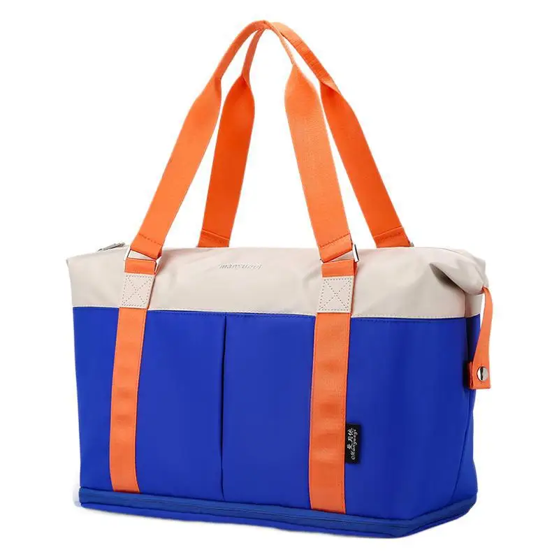 Lightweight polyester large-capacity portable multi-functional luggage bag, expandable travel bag, waterproof sports bag