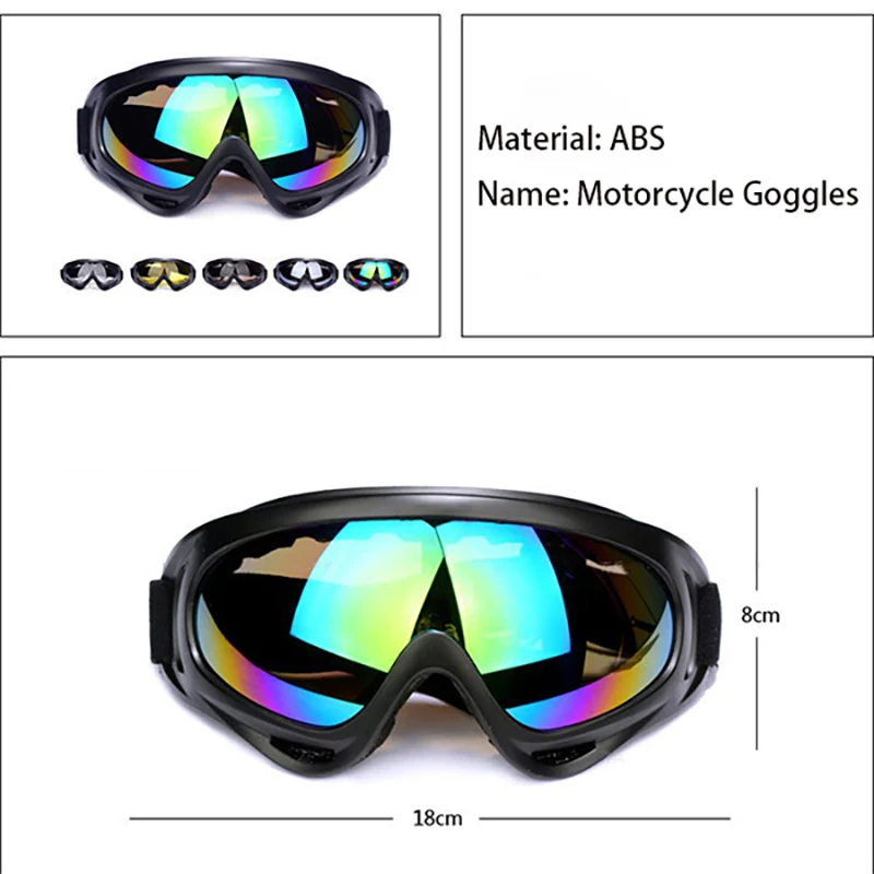 Motocross Bike Goggles Motorcycle Off Road Racing Sunglasses Motor Glasses Ski Goggles Skiing Snowboard Outdoor Sports