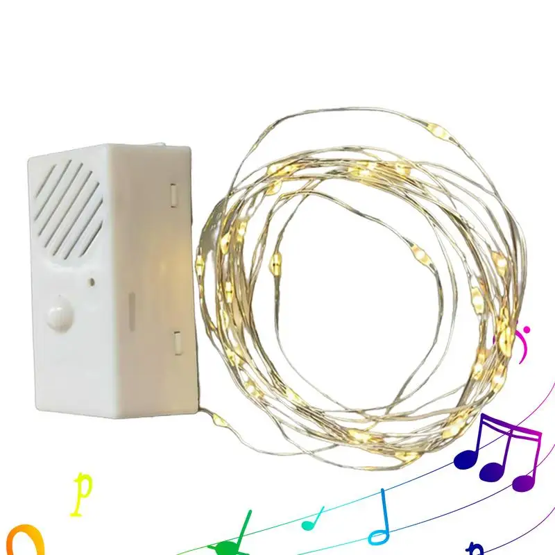 Christmas Music Box Musical Boxes With Led String Color Lights Exquisite Christmas Decor For Christmas New Year