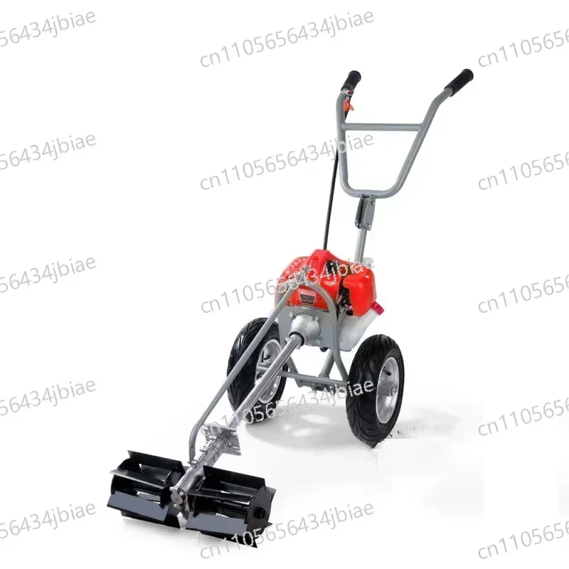 

Portable Small Multifunctional Hand Push Lawn Mower 4-Stroke Powered Land Reclamation And Soil Loosening