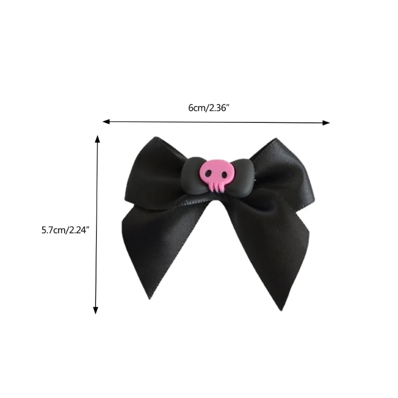 Black Bows Hair Clip Big Bows Hairpin JK Hair Clip Hairpin Bows Barrettes