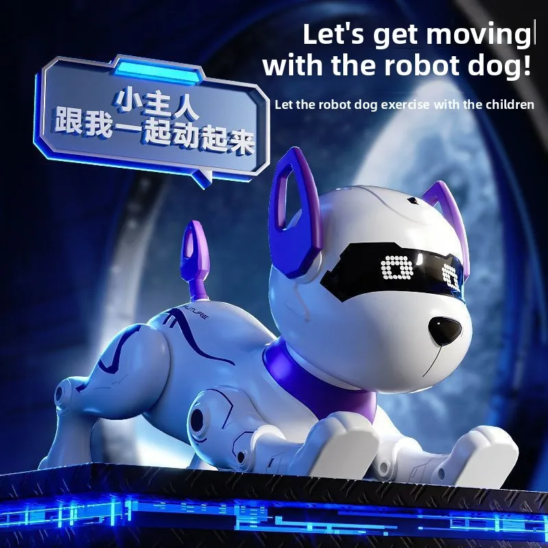 RC Stunt Robot Dog, Programmable Touch Control Robotic Pet, Singing Dancing