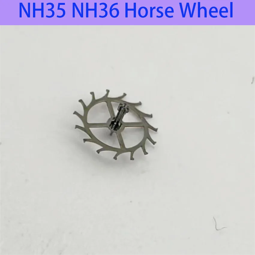 Watch Movement Accessories NH35 NH36 Mechanical Movement Escape Wheel Lotus Wheel Horse Wheel Suitable for NH35 Movement