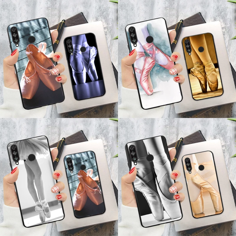 Ballet Ballerina Shoes Pointes For Huawei Nova Y91 Y60 Y70 Y90 Y61 3i 7i 8i 11i Nova 11 9 10 SE P20 P40 Lite P30 Pro Case