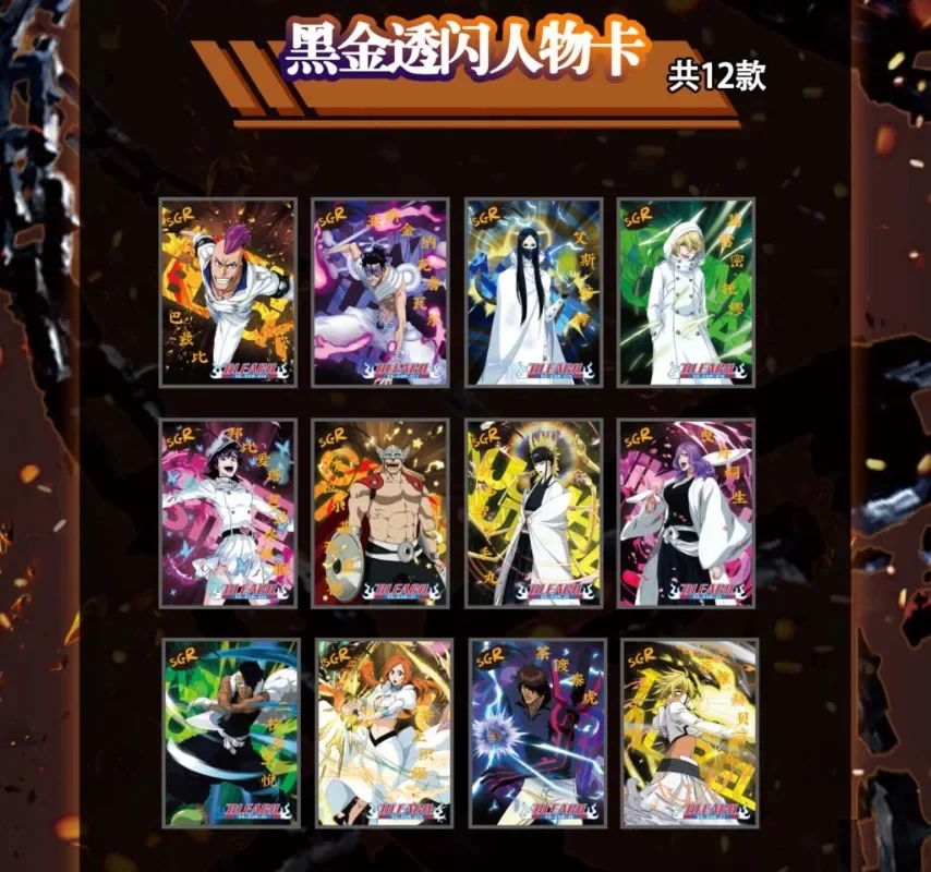 New Bleach Collection Card for Children Original Japanese Cartas Game Card Birthday Gift Carte Juego De Cartas Kids Table Toys
