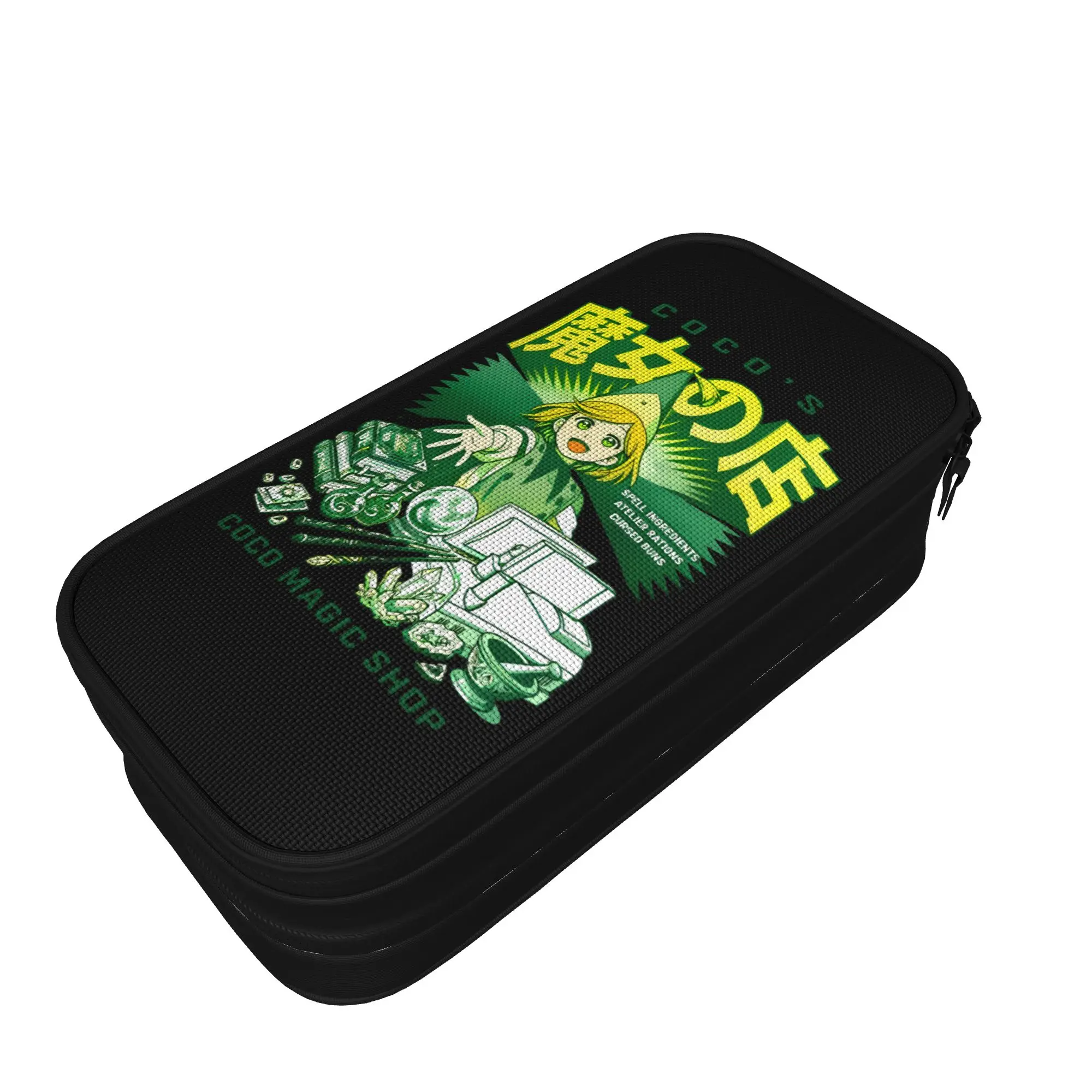 Witch Hat Atelier Anime COCO Magic Shop Pencil Case  Pen Box Bag for Student Large Storage Office Gift Pencil Pouch